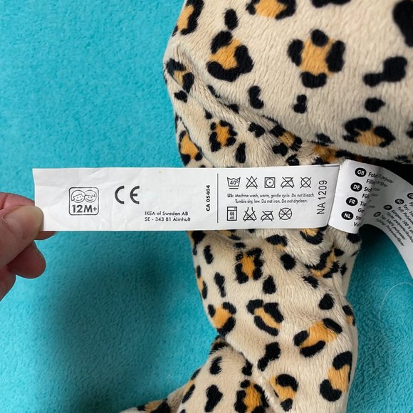IKEA Klappar Leopard Large Stuffed Animal (Body ~ 30" long) - Picture 8 of 13